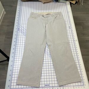 Men's cream Dress Pants - Classic Straight Leg